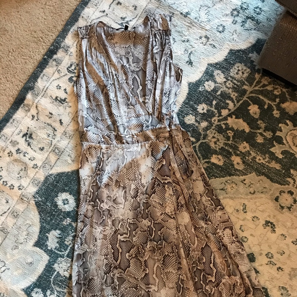 White House Black Market Sleeveless Wrap Dress